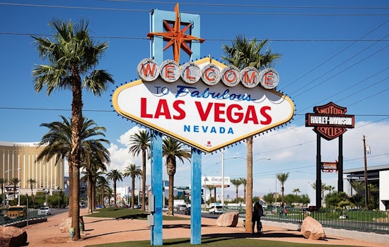 Las Vegas Iconic "Welcome" Sign Glows Yellow in Solemn Tribute to Holocaust Remembrance Day