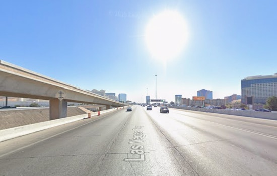 Las Vegas Weather, Clear Night, Gusty Winds, Cooler Sunday