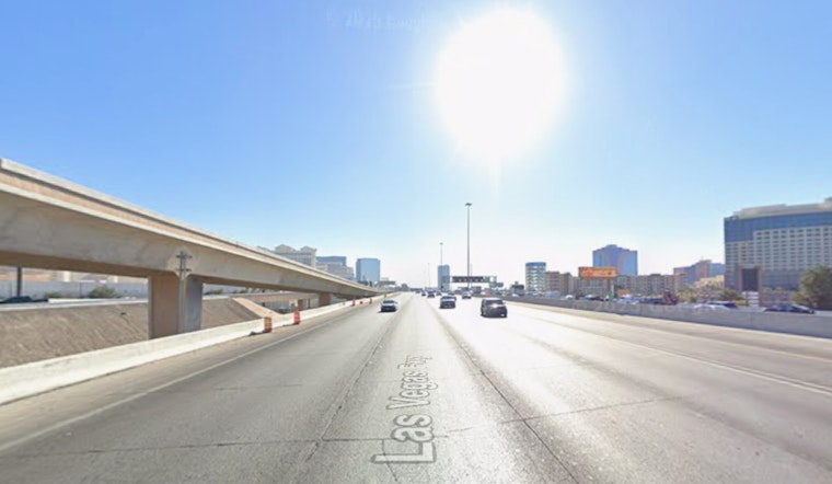 Las Vegas Weather, Clear Night, Gusty Winds, Cooler Sunday