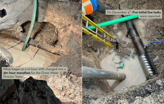 Late-Night Water Main Chaos Turns West Orem Streets Into Mud Pits