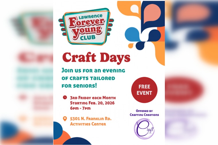 Lawrence Activities Center Crafts a Community as Forever Young Club Launches Monthly Craft Days for Seniors