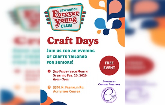 Lawrence Activities Center Crafts a Community as Forever Young Club Launches Monthly Craft Days for Seniors