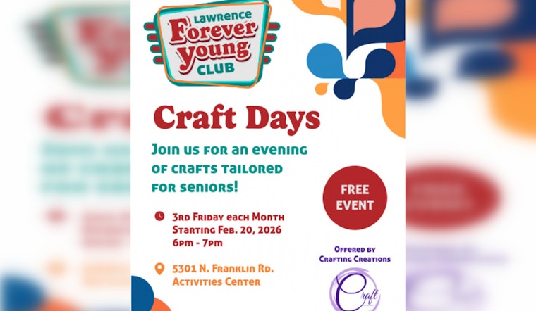 Lawrence Activities Center Crafts a Community as Forever Young Club Launches Monthly Craft Days for Seniors