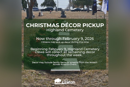 Lawton Families Urged to Collect Christmas Decorations from Highland Cemetery by February 9