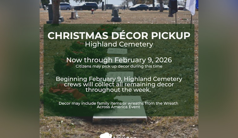 Lawton Families Urged to Collect Christmas Decorations from Highland Cemetery by February 9