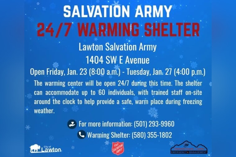 Lawton Transit Suspends Service Amid Severe Winter Weather, Warming Center Opens for Residents