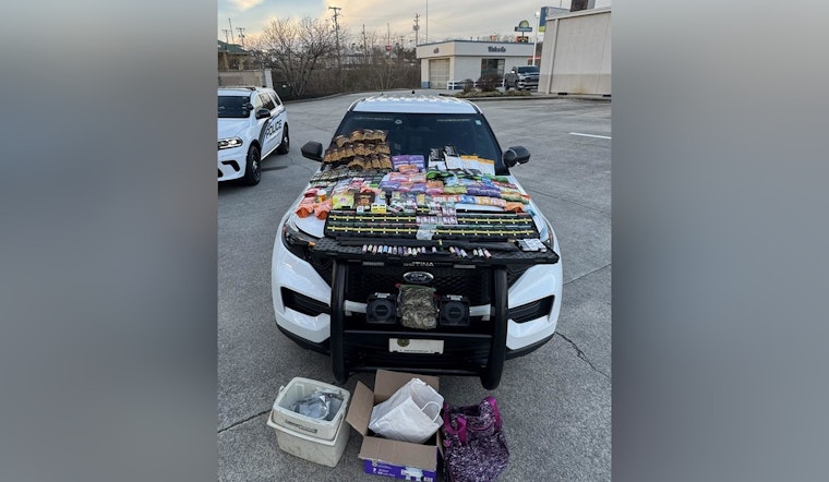 Lenoir City Police Seize Over 14 Pounds of THC Products and Firearms in Traffic Stop