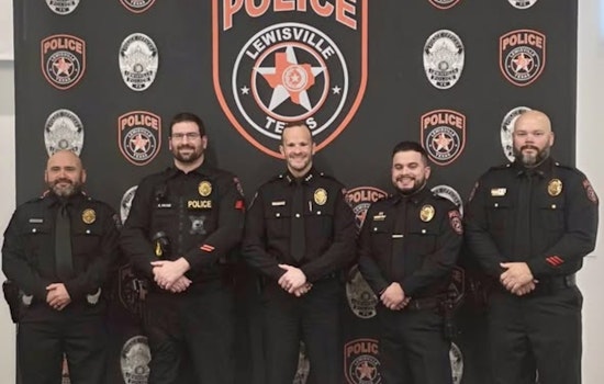 Lewisville Police Department Promotes New Leadership, Reintroduces Lieutenant Rank for Enhanced Oversight