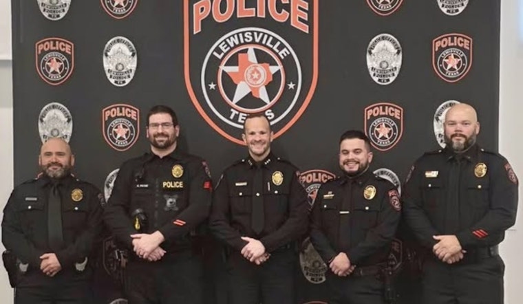 Lewisville Police Department Promotes New Leadership, Reintroduces Lieutenant Rank for Enhanced Oversight