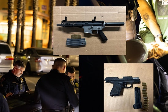 Linda Vista Gun Bust: San Diego Cops Flaunt Cache Of Seized Weapons