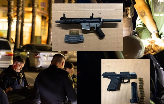 Linda Vista Gun Bust: San Diego Cops Flaunt Cache Of Seized Weapons