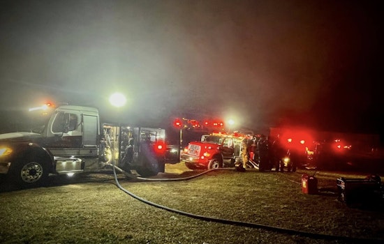 Local Firefighters, Police, and Rescue Teams Take Swift Action in Franklin Residential Fire on Fred Dalton Road