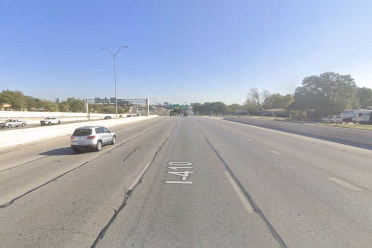 Loop 410 Chaos as Car-Jumping Woman Brings Broadway Traffic to a Standstill
