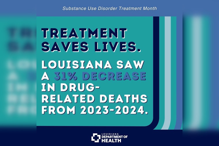 Louisiana Department of Health Raises Awareness on Substance Use Disorder, Urges Recognition of Treatment Signs