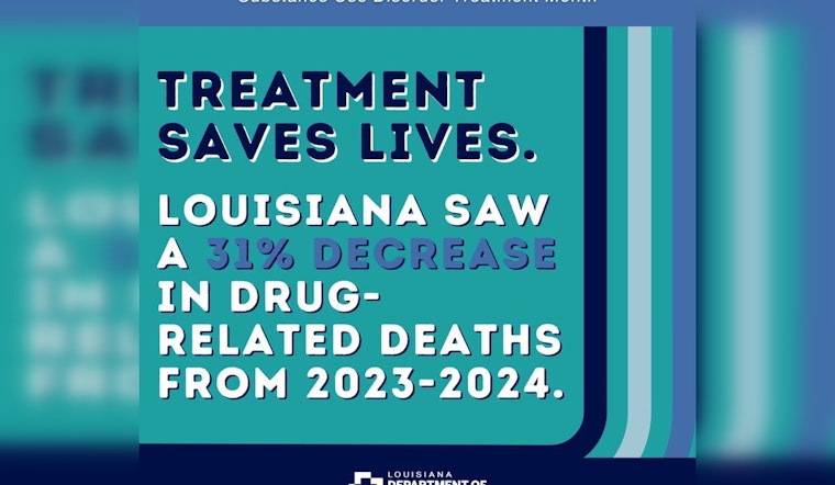 Louisiana Department of Health Raises Awareness on Substance Use Disorder, Urges Recognition of Treatment Signs