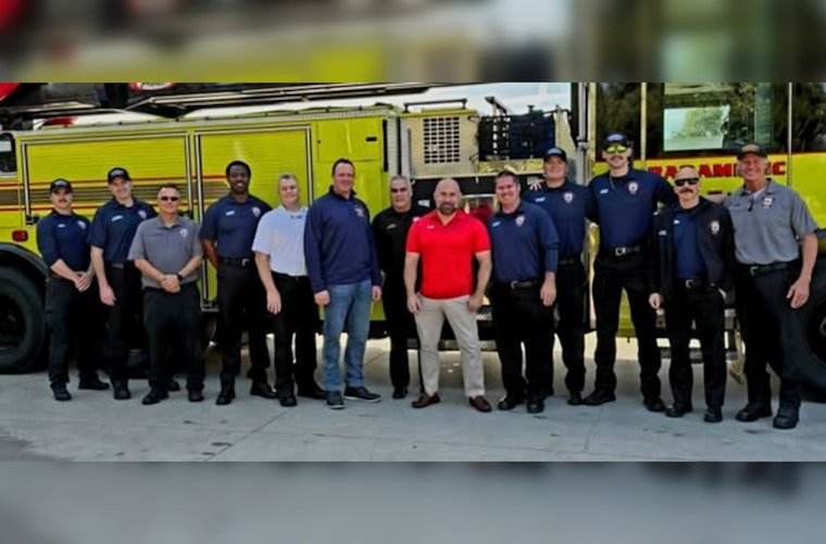 Lt. Gov. Jay Collins Visits Hillsborough County Firefighters, Affirms Support for Florida's First Responders