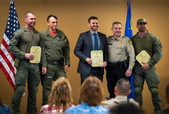 LVMPD SAR Team Members Honored for Bravery During November Tactical Operation