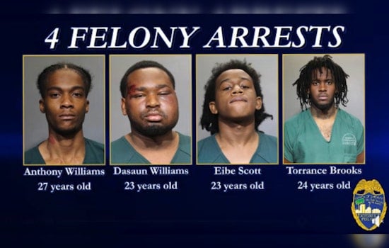 Major Narcotics Bust in Jacksonville as Four Alleged Gang Members Arrested in Operation Red Light