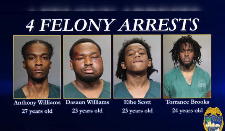 Major Narcotics Bust in Jacksonville as Four Alleged Gang Members Arrested in Operation Red Light