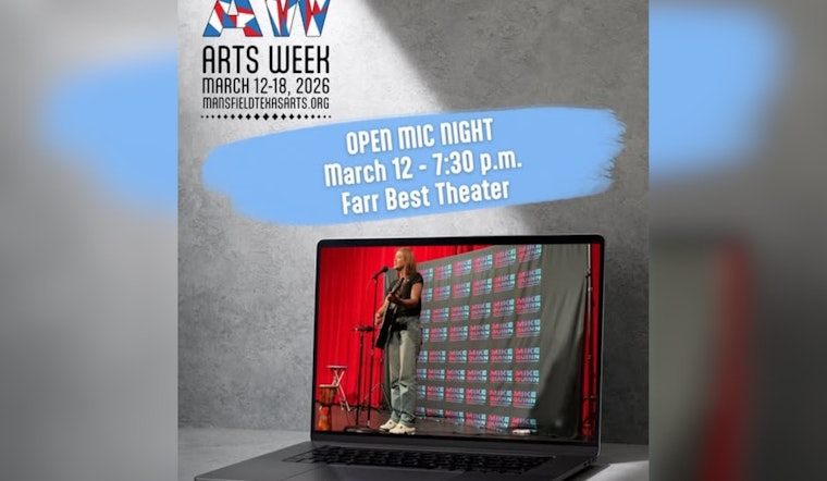 Mansfield Gears Up for a Creative Spring: Arts Week to Begin March 12 with Open Mic Night and Cultural Festivities