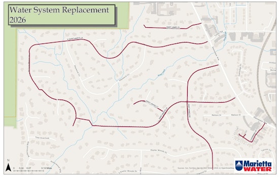 Marietta Water Announces Water Main Replacement in St. Marys–St. Annes to Enhance Service Reliability