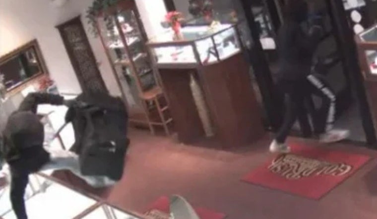 Masked Gunmen Hit Novato Jewelry Store, Dump Getaway Car Nearby