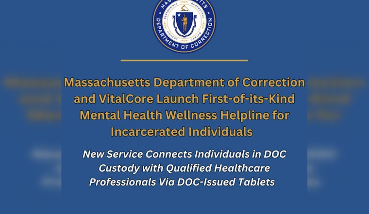 Massachusetts DOC and VitalCore Introduce After-Hours Mental Health