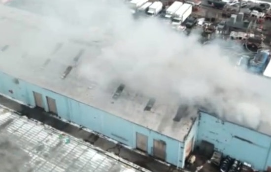 Massive Four-Alarm Fire Strikes Brooklyn Waterfront Warehouse, Echoing Previous Catastrophic Blazes