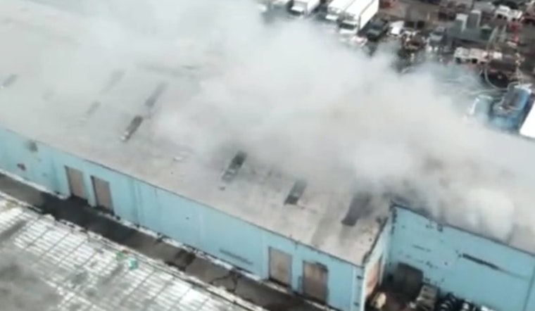 Massive Four-Alarm Fire Strikes Brooklyn Waterfront Warehouse, Echoing Previous Catastrophic Blazes
