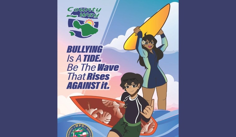 Maui Police and Local High School Unite to Combat Bullying with Creative Surf-Themed Campaign