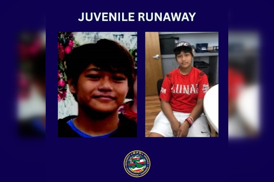 Maui Police Seek Public's Assistance in Locating Missing Teenager Le’ale’a Pua in Makawao
