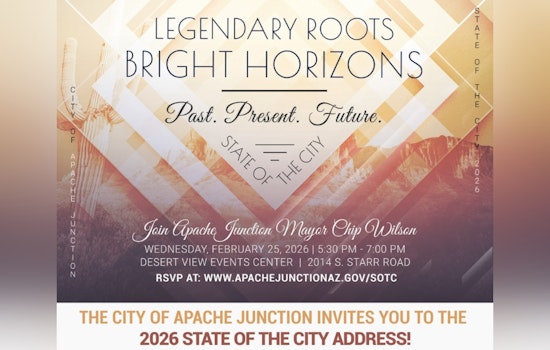 Mayor Chip Wilson to Deliver Historic Final State of the City Address in Apache Junction on February 25