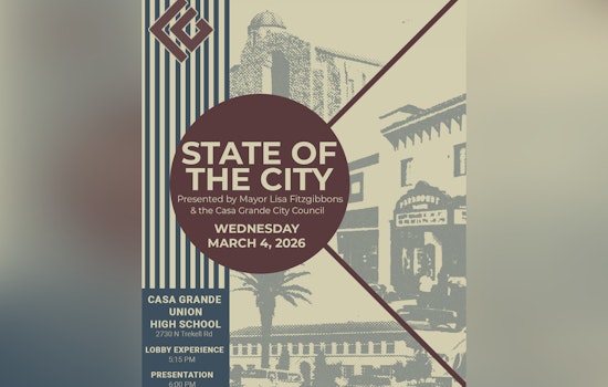 Mayor Fitzgibbons to Deliver State of the City Address in Casa Grande on March 4