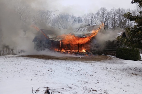McNairy County House Fire Extinguished After 5-Hour Battle, Heat Lamp Suspected Cause