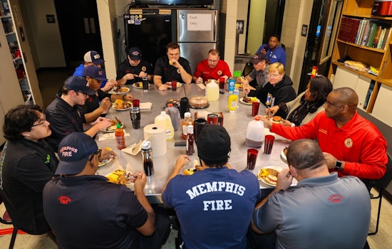 Memphis Fire Department Command Staff Serves Up Gratitude, Cooking for Station 41's Decoration Contest Winners