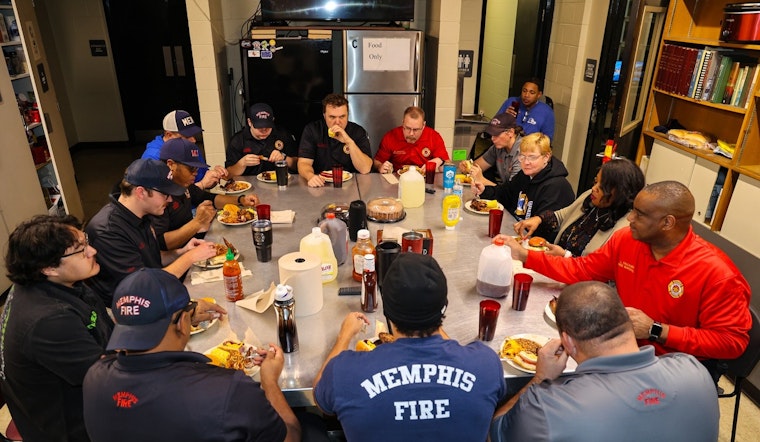 Memphis Fire Department Command Staff Serves Up Gratitude, Cooking for Station 41's Decoration Contest Winners