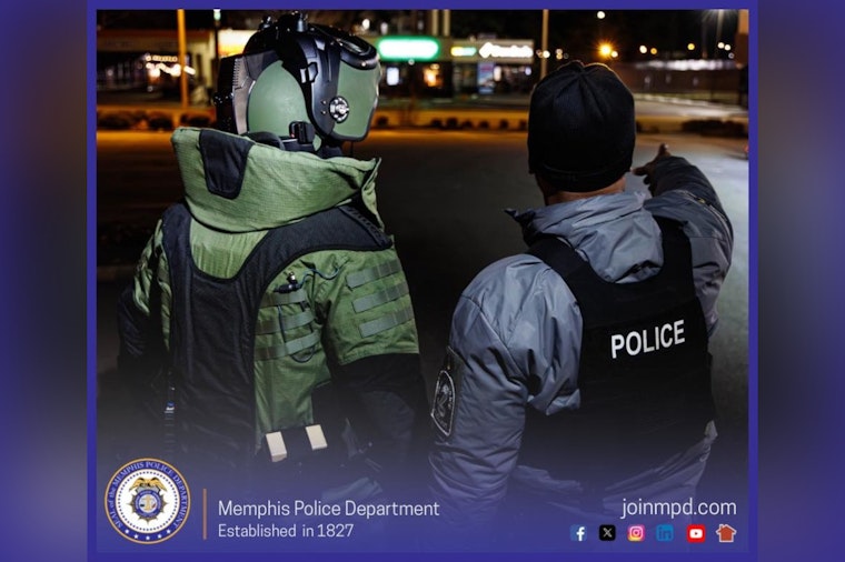 Memphis Police Swiftly Neutralize Suspicious Package Scare on Union Avenue with Expert TACT Unit Bomb Squad Response