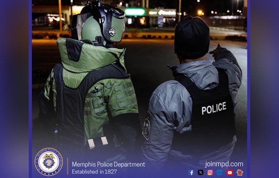 Memphis Police Swiftly Neutralize Suspicious Package Scare on Union Avenue with Expert TACT Unit Bomb Squad Response