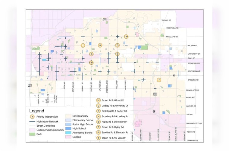 Mesa Secures $3.1 Million Federal Grant for Safe Streets Initiative Targeting High-Risk Intersections