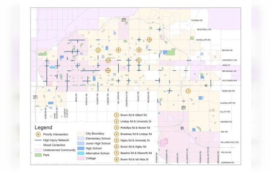 Mesa Secures $3.1 Million Federal Grant for Safe Streets Initiative Targeting High-Risk Intersections