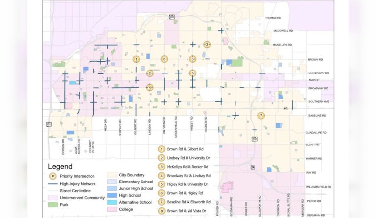 Mesa Secures $3.1 Million Federal Grant for Safe Streets Initiative Targeting High-Risk Intersections