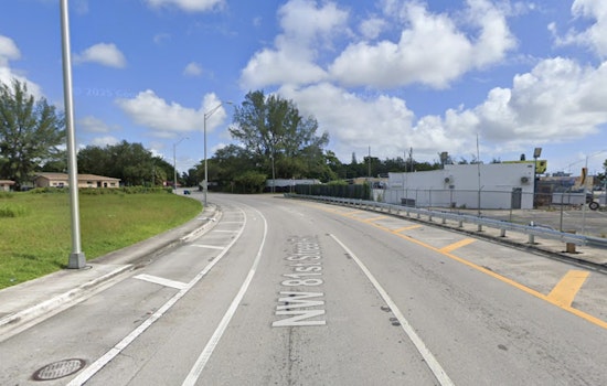 Miami-Dade Sheriff's Office Vehicle Involved in Early Morning Collision as NW 81st Street Closure Disrupts Traffic Near I-95