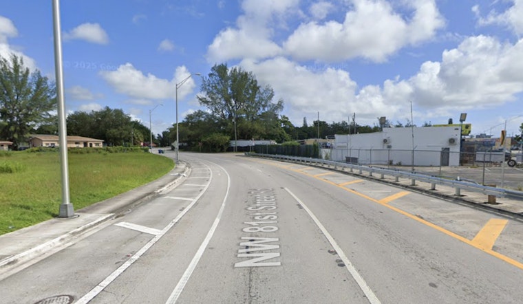 Miami-Dade Sheriff's Office Vehicle Involved in Early Morning Collision as NW 81st Street Closure Disrupts Traffic Near I-95
