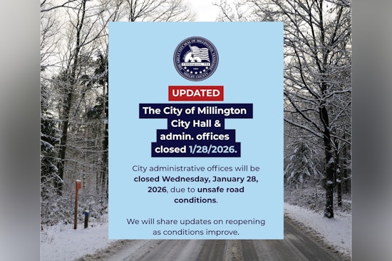 Millington, TN City Hall and Administrative Offices Closed Wednesday Due to Severe Weather Conditions
