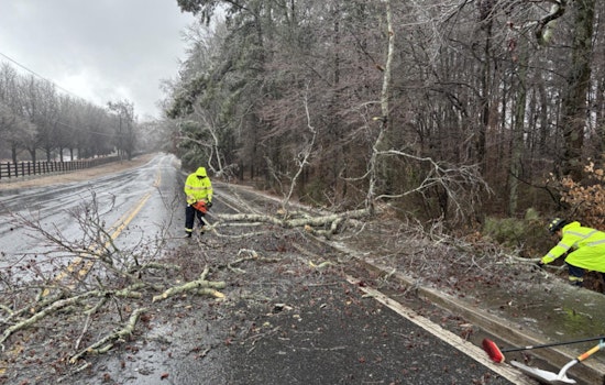 Milton's Finest Keep City Safe and Roads Open Amidst Ice Storm