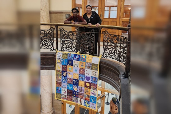 Milwaukee City Hall Hosts Patches of Peace Quilt, Honoring Traffic Violence Victims and Advocating for Safer Roads