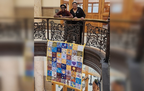 Milwaukee City Hall Hosts Patches of Peace Quilt, Honoring Traffic Violence Victims and Advocating for Safer Roads