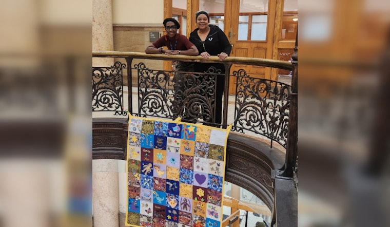 Milwaukee City Hall Hosts Patches of Peace Quilt, Honoring Traffic Violence Victims and Advocating for Safer Roads