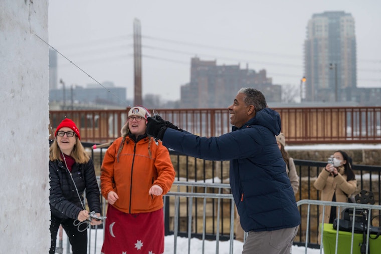 Minneapolis Downtown Parks Transform into Winter Art Galleries with "Carved in Snow" Indigenous Installations
