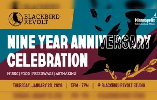 Minneapolis's Blackbird Revolt Celebrates 9 Years of Art and Activism at Harmon Place Event
